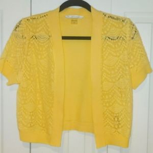 Yellow Bolero Sweater